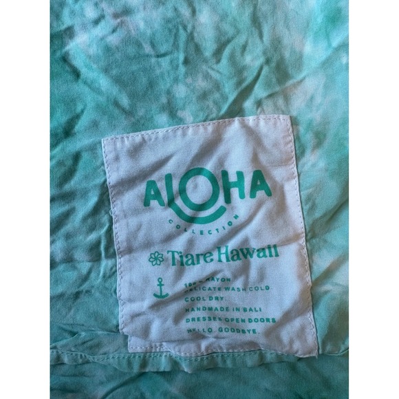 Tiare Hawaii Cover-Up Dress Tie Dye Rayon Beach Resort Wear‎ Bohemian - Picture 1 of 5
